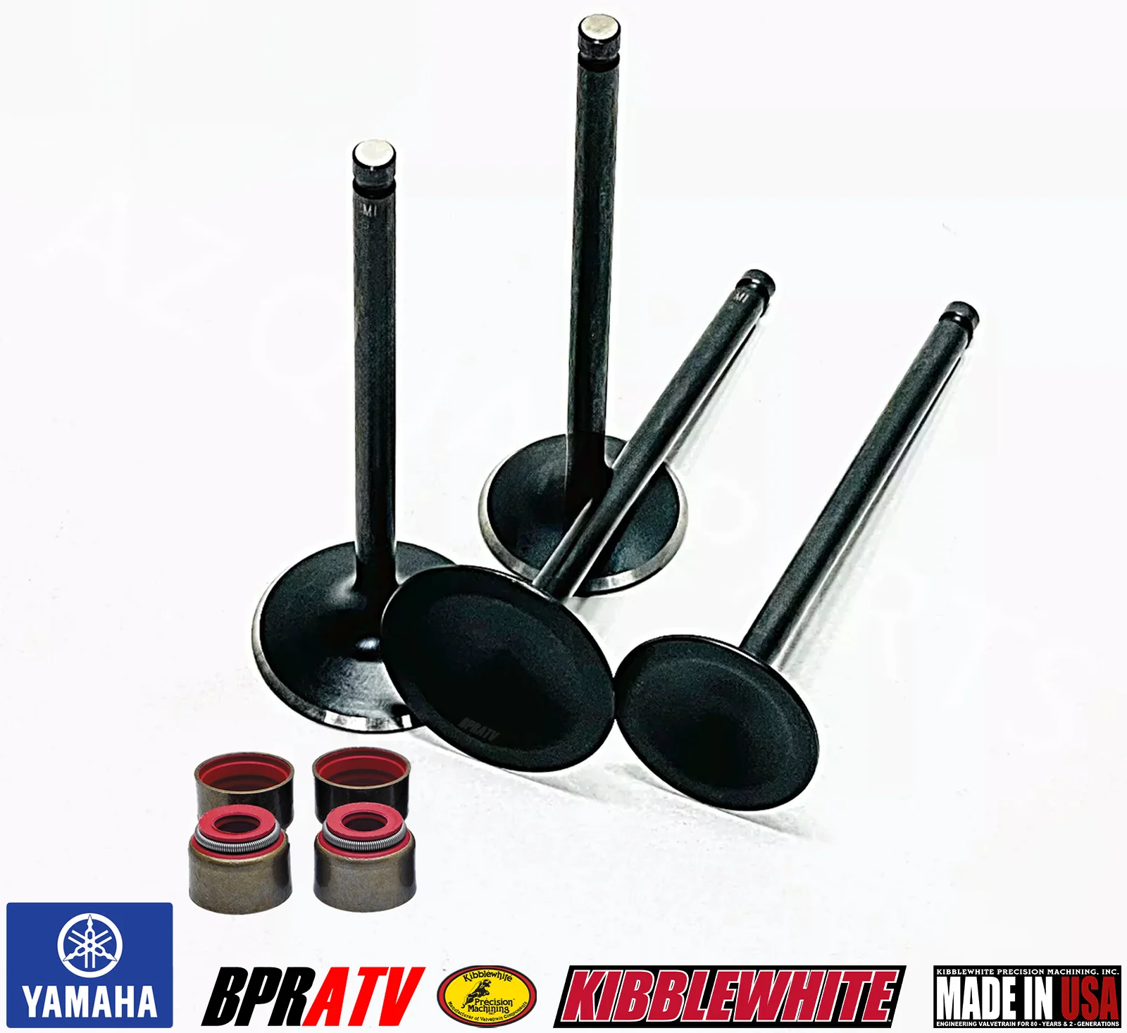 Yamaha Raptor 700 Stock Replacement Kibblewhite Intake Exhaust Valves Seals Kit - Image 2