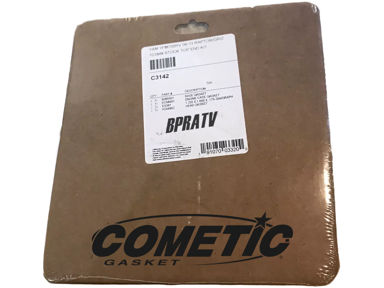 Yamaha Raptor 700 Stock Standard OEM Bore CP Piston Rings Only & Cometic Gasket - Image 13