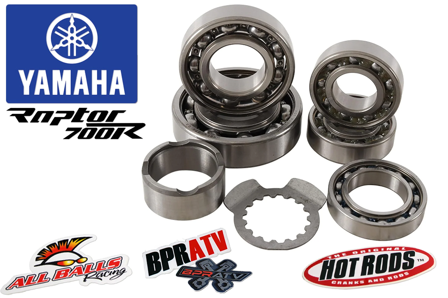 Yamaha Raptor 700 YFM700R Hot Rods Replacement Transmission Bearings Kit TBK0078