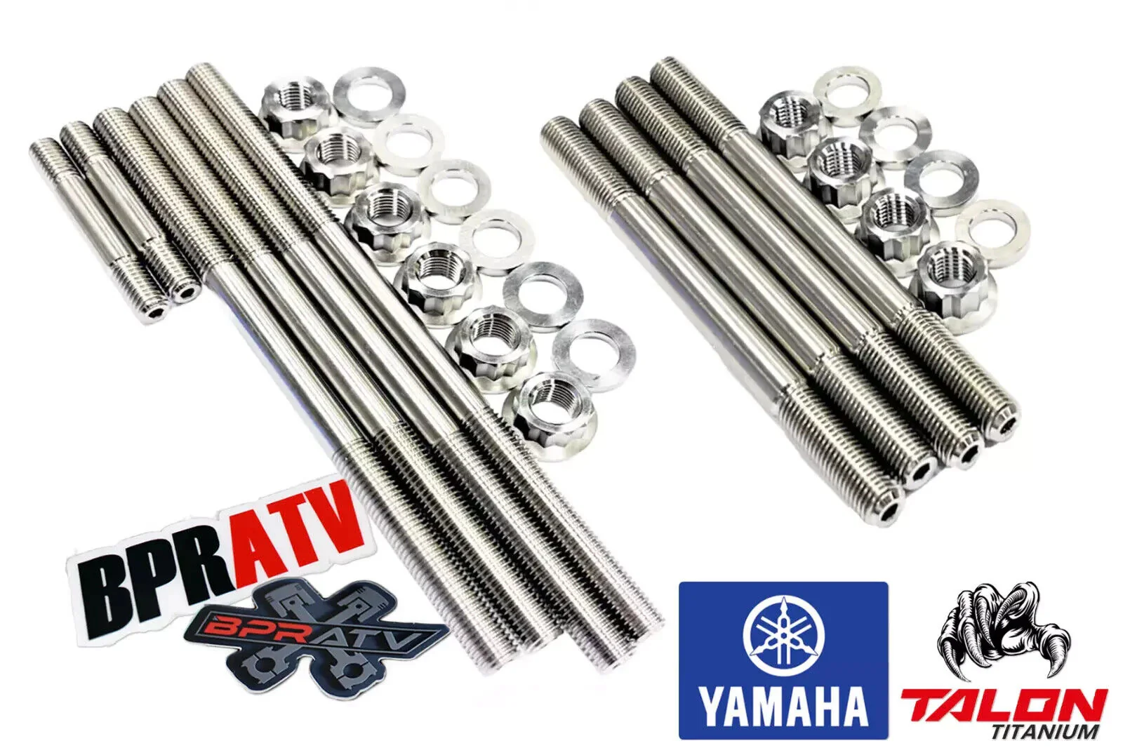 Yamaha Raptor 700R Cylinder Head Studs Kit TITANIUM Cylinder To Crankcase Bolts - Image 7