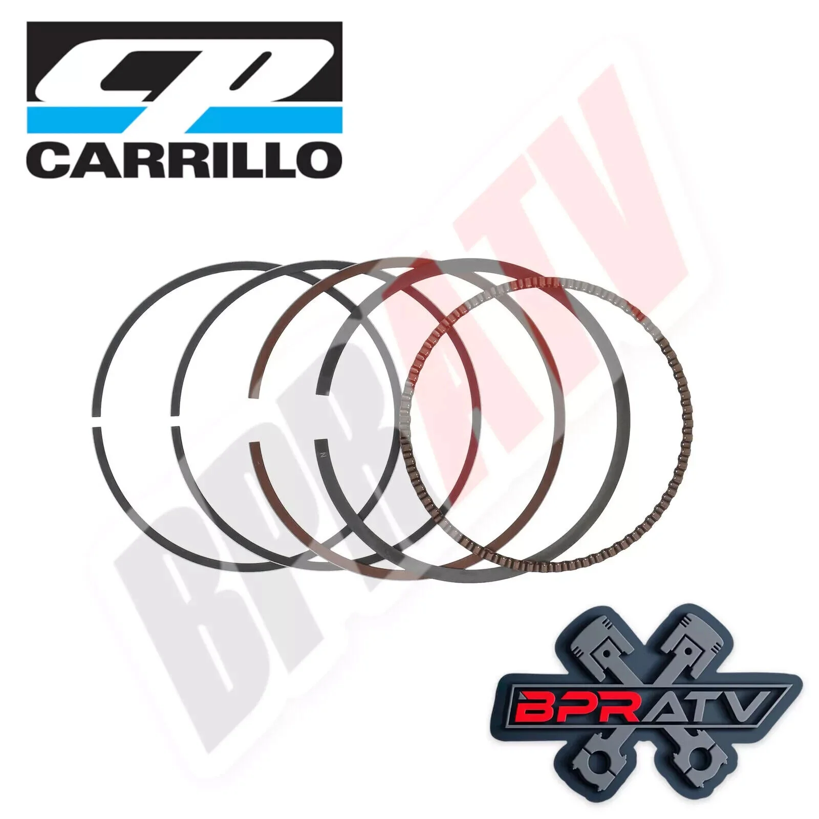Yamaha Raptor Grizzly Rhino 660 102mm 102 Big Bore 686cc CP Piston Ring Set Only - Image 20
