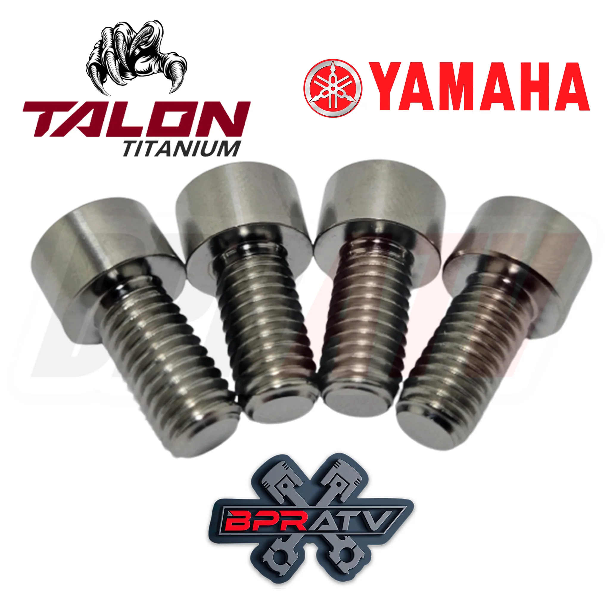 Yamaha Raptor YFM 125 250 350 BPRATV Talon Titanium Rear Brake Rotor Bolts Kit - Image 3