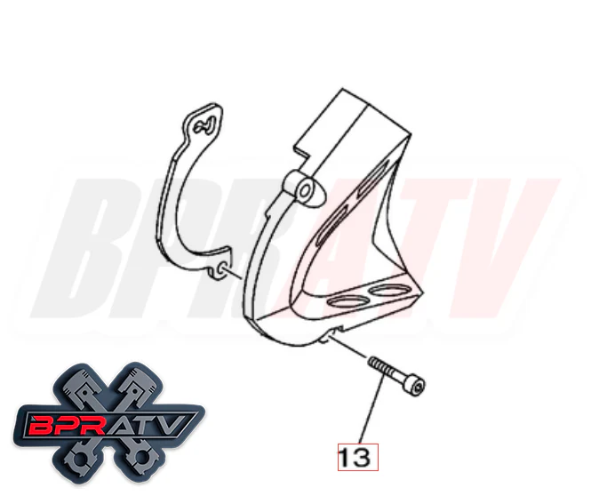 Yamaha Raptor 700 YFM700 YFM 700R Talon Titanium Sprocket Cover Bolts Bolt Kit - Image 4