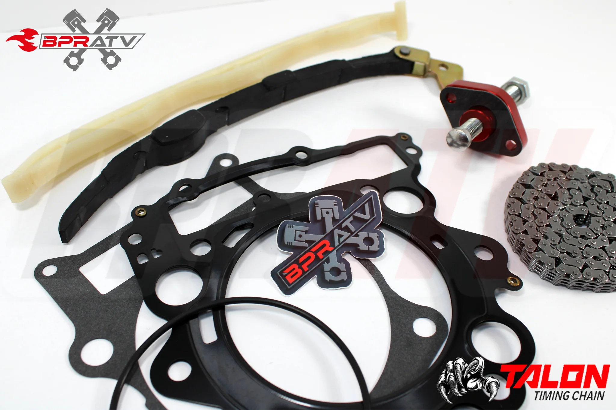 Yamaha Rhino 660 Timing Stopper Guides RED Chain Tensioner Cam Chain Gasket Kit - Image 3