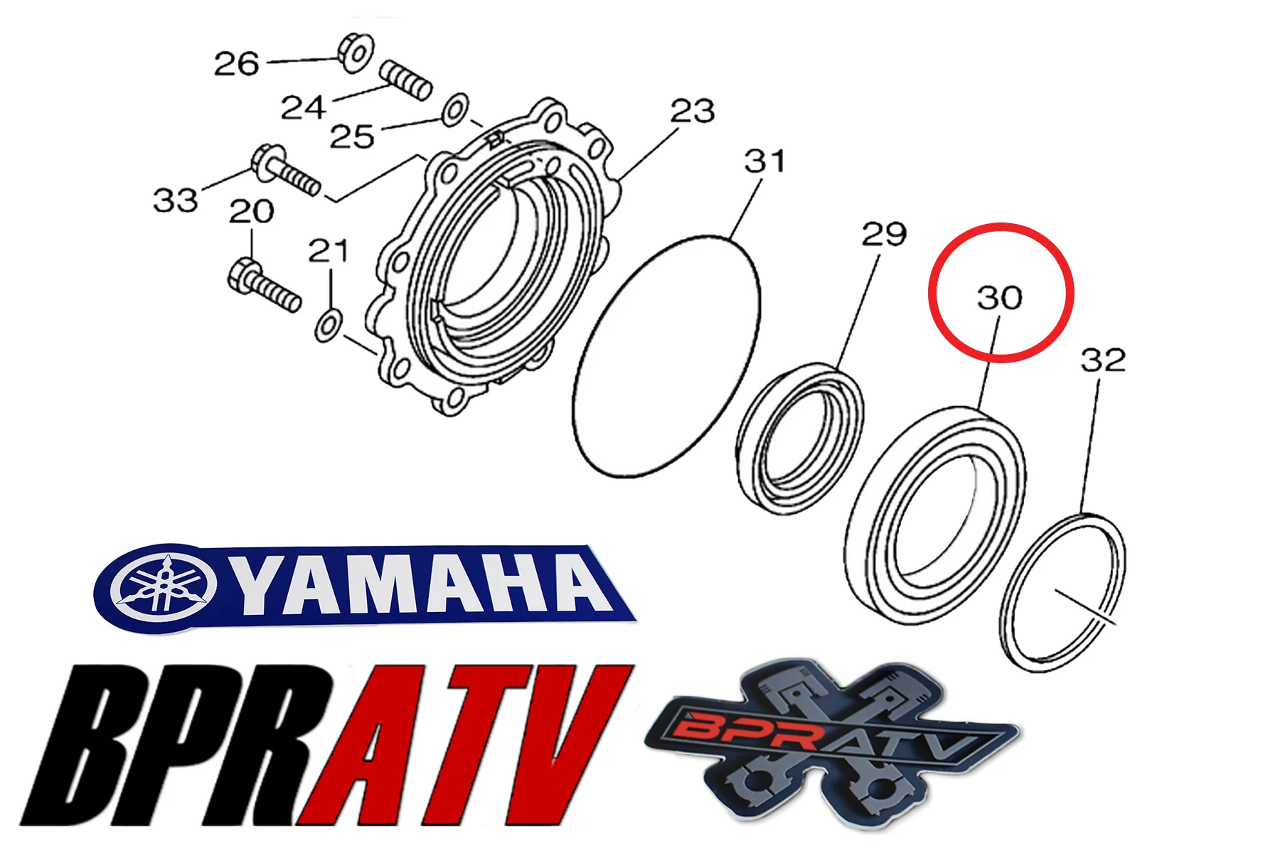 Yamaha Rhino 700 YXR 700 SKF OEM Replacement Drive Shaft Bearings 93316-01701-00 - Image 4