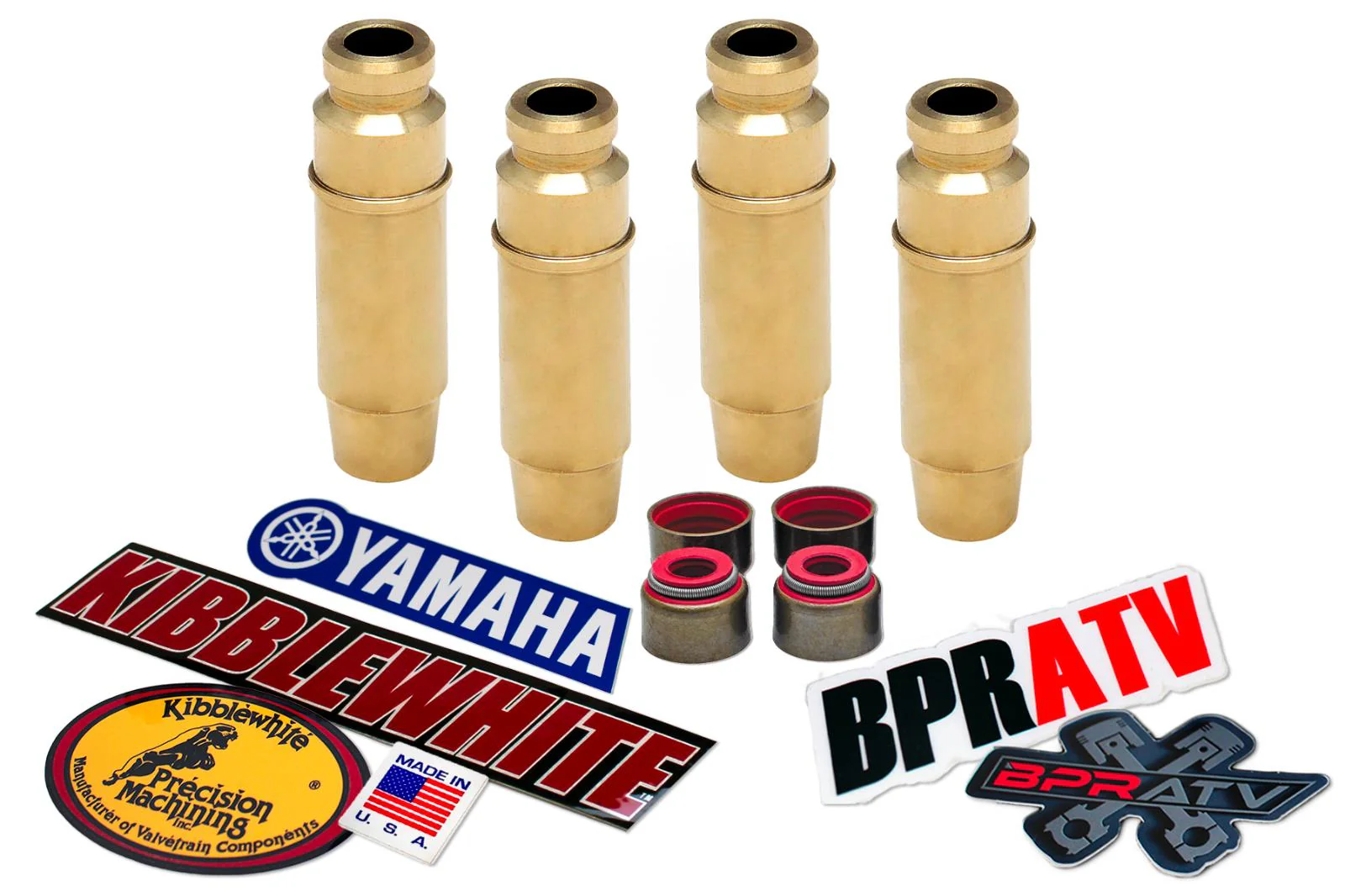 Yamaha Viking 700 Stock Kibblewhite Head Intake Exhaust Valves Guides Seals Kit
