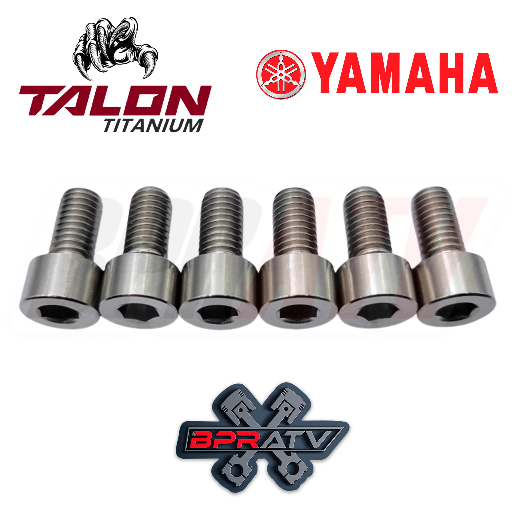 Yamaha Warrior 350 YFM350X YFM 350X TITANIUM Clutch Cover Bolts Screw Kit Ti Set - Image 19