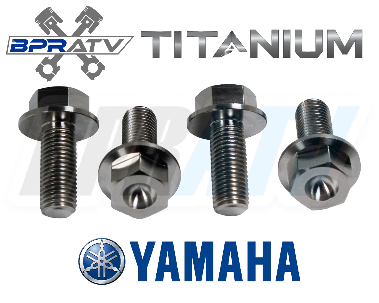 Yamaha Warrior Wolverine 350 TITANIUM Foot Peg Bolts HEX Flange Bolt Upgrade Kit - Image 2