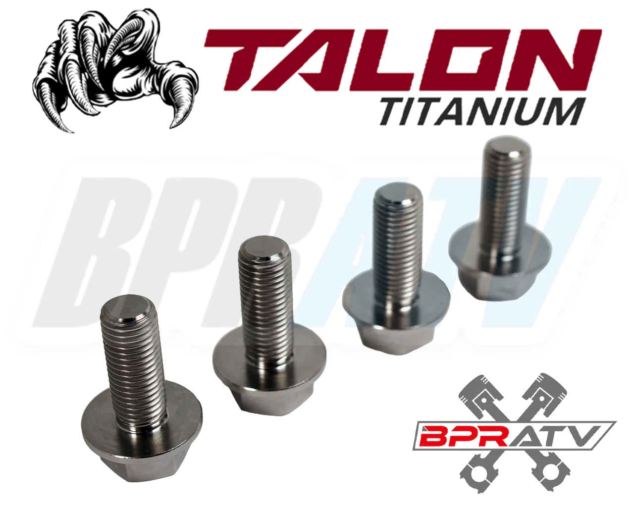 Yamaha Warrior Wolverine 350 TITANIUM Foot Peg Bolts HEX Flange Bolt Upgrade Kit - Image 3