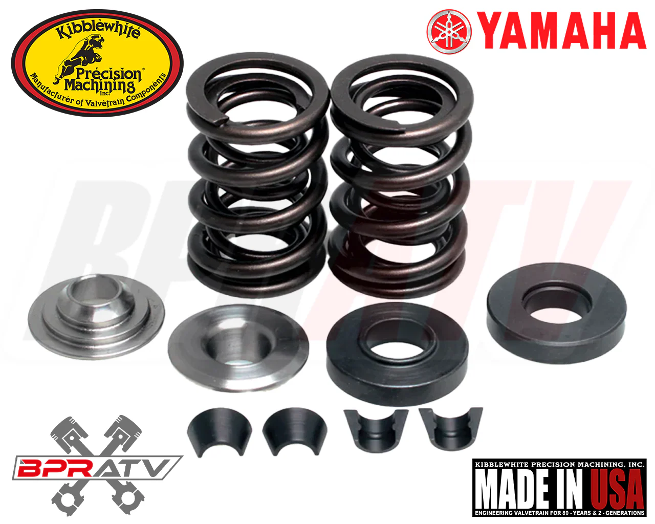 Yamaha Wolverine 350 YFM350 Kibblewhite Intake Exhaust Valves Spring Kit '95-09 - Image 3