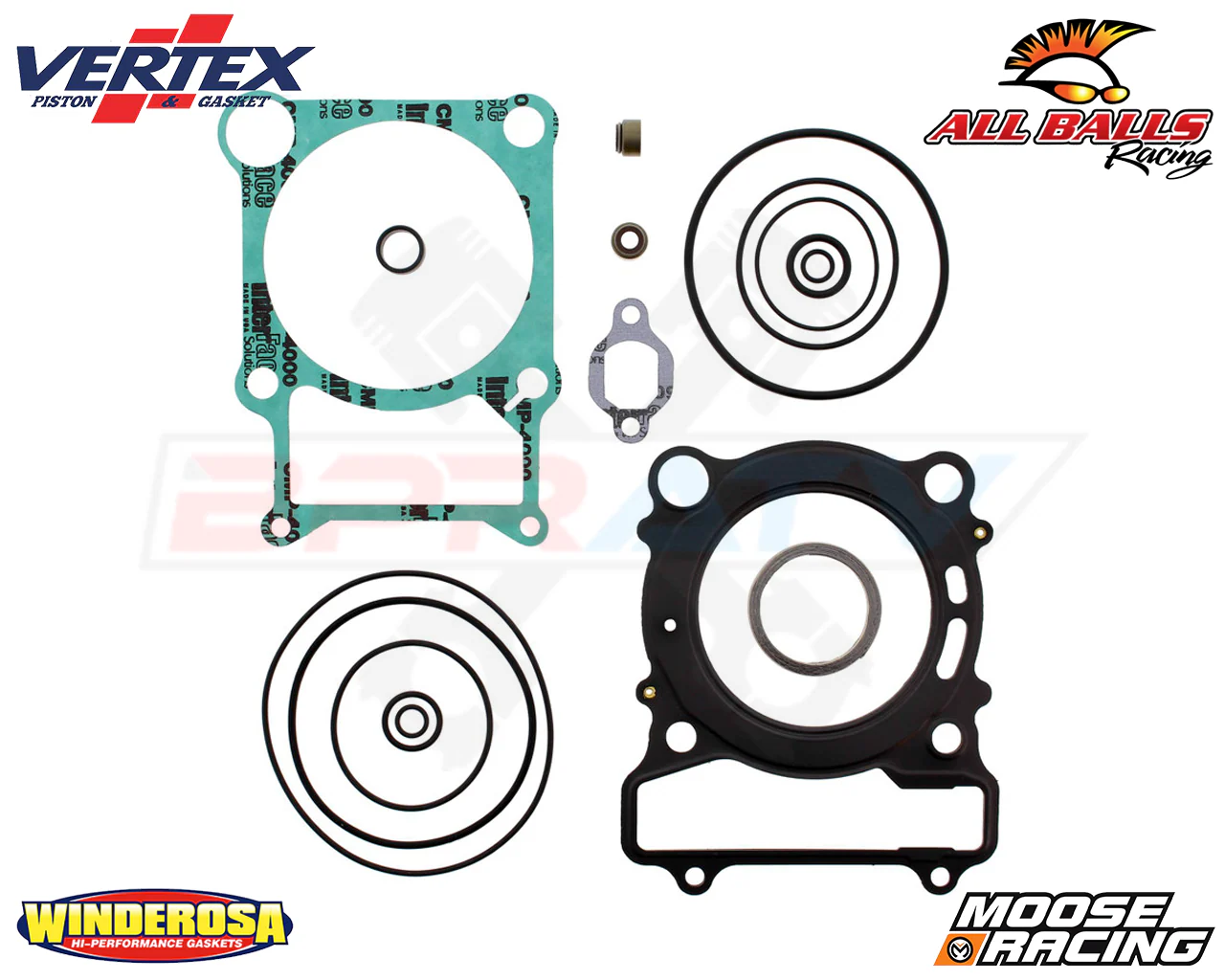 Yamaha Wolverine 450 Top End Rebuild Repair Kit Wiseco Piston Gaskets Cylinder - Image 16