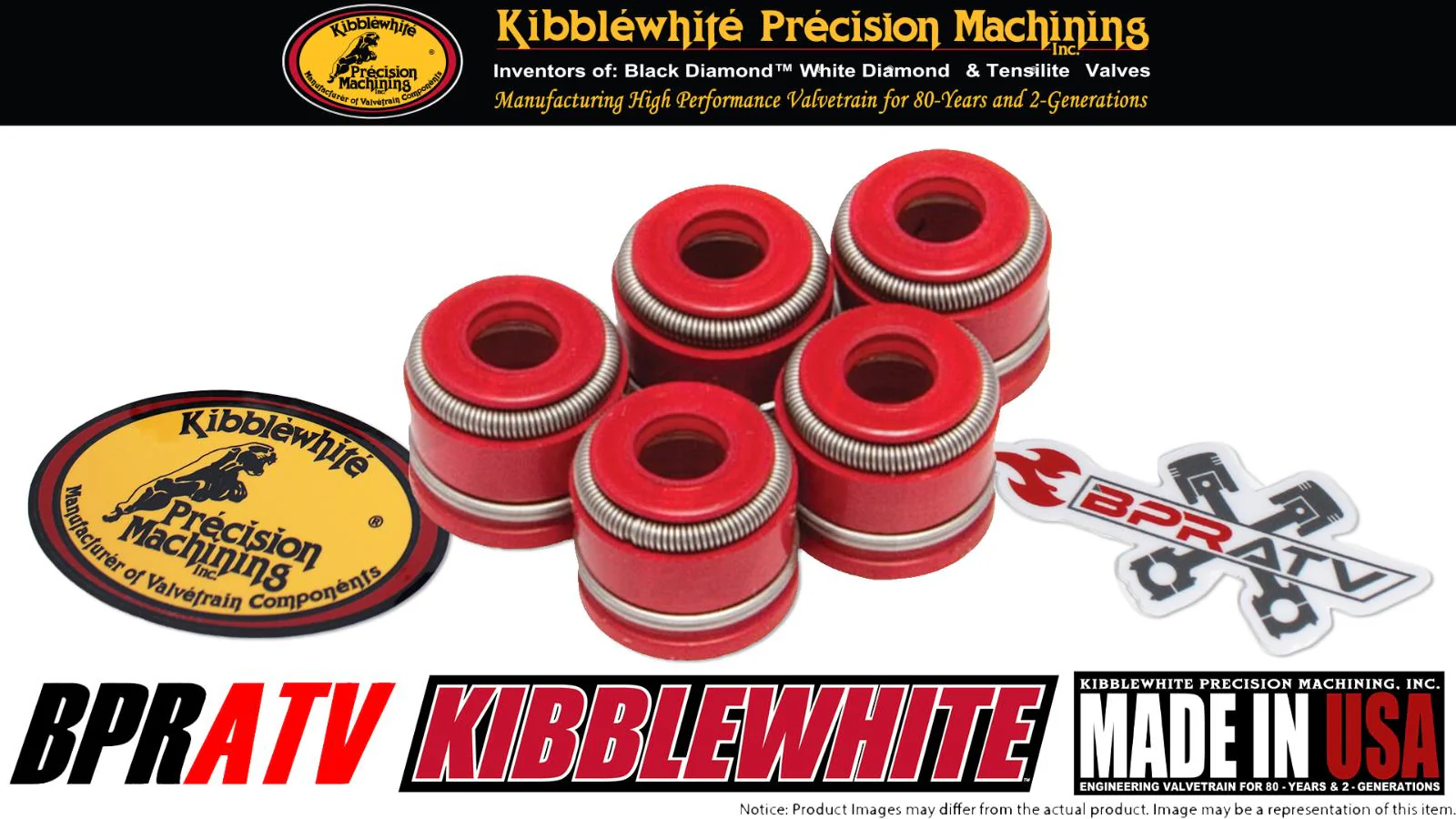 Yamaha WR250F WR 250F Stock Size Kibblewhite Intake Exhaust Valves Seals Set Kit - Image 9