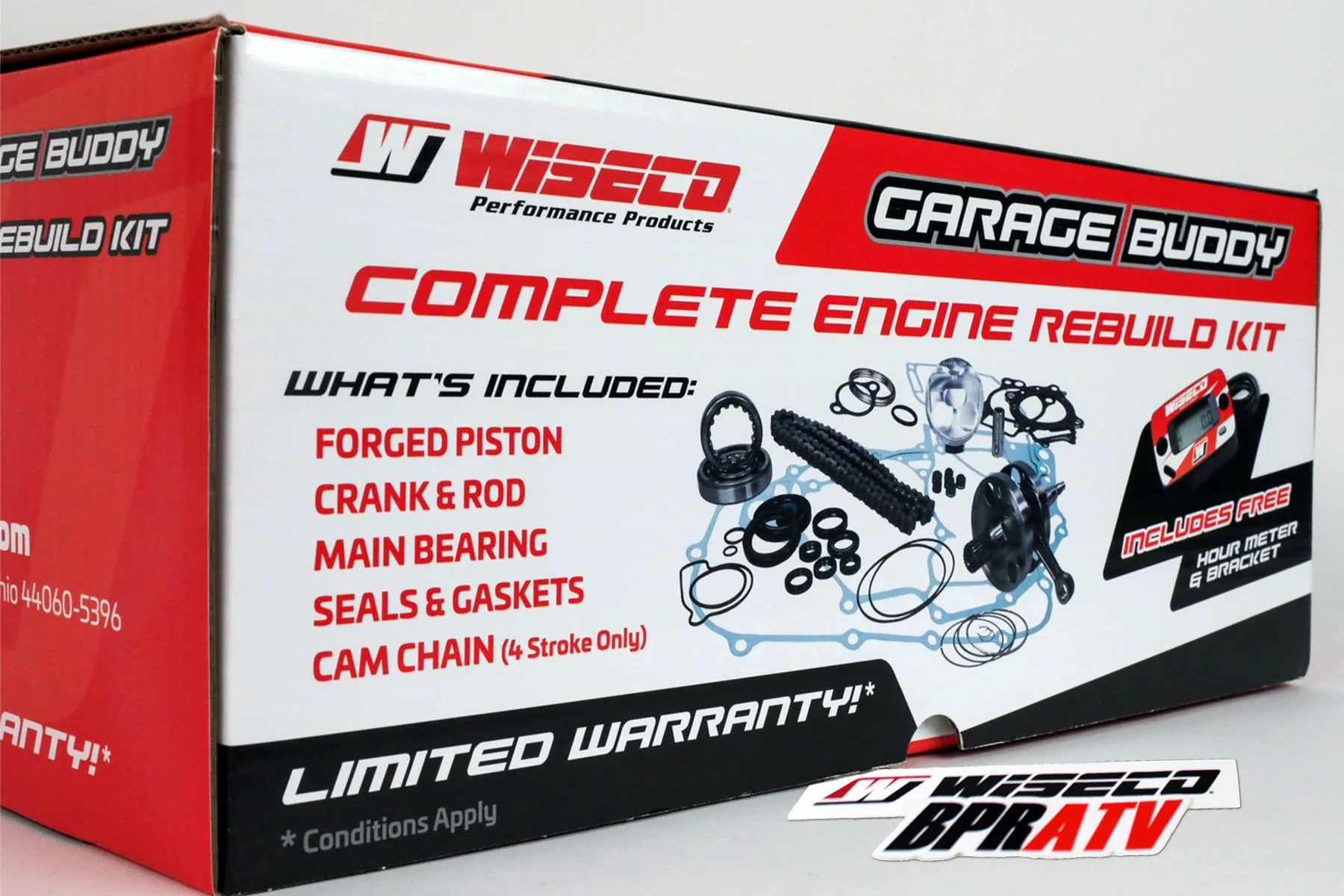Wiseco Yamaha YFZ450 95mm Stock Complete Engine Rebuild Kit Crank Piston Gaskets - Image 20