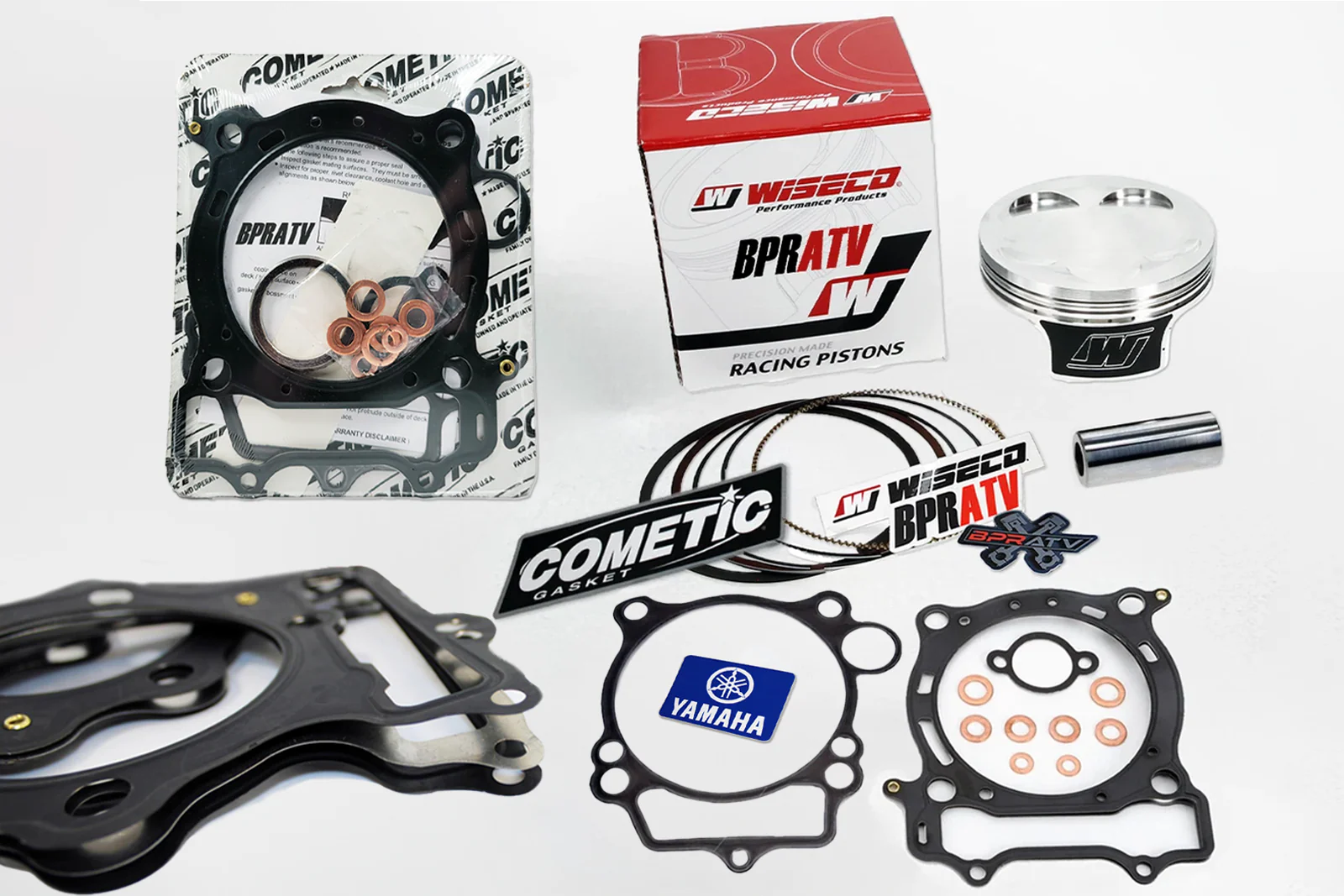Yamaha YFZ450 YFZ 450 98mm Wiseco Piston 12.75:1 Big Bore Kit & Cometic Gaskets