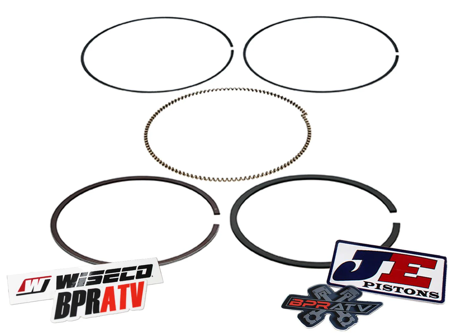 Kawasaki KFX KLX Suzuki DR-Z400 LTZ 400 95.50mm 13:1 JE Forged Piston Kit 243651 - Image 5