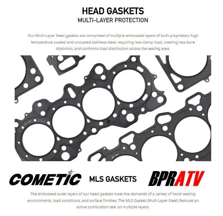 Yamaha YFZ450 Kibblewhite ARP Style Head Stud Kit Cometic Gasket RED Viton Seals - Image 17