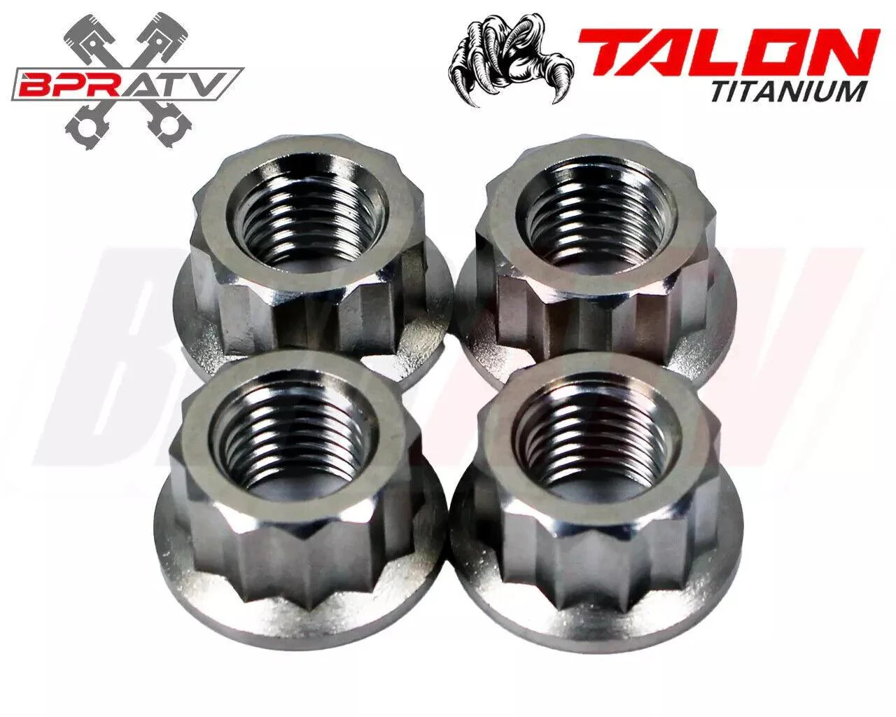 Yamaha YFZ450 Raptor Banshee 350 Titanium Lug Nuts 16pc Ultra-Light M10x1.25 ATV - Image 12