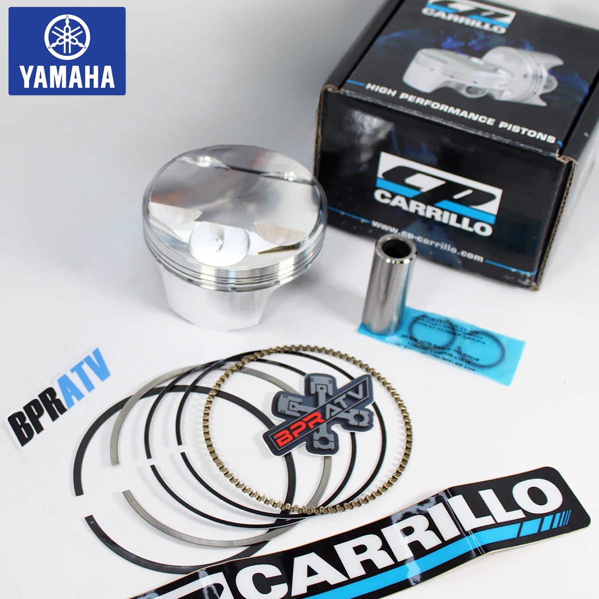 Yamaha YFZ450 Top End Rebuild Kit Cylinder Works 95mm CP Carrillo Piston Cometic - Image 3