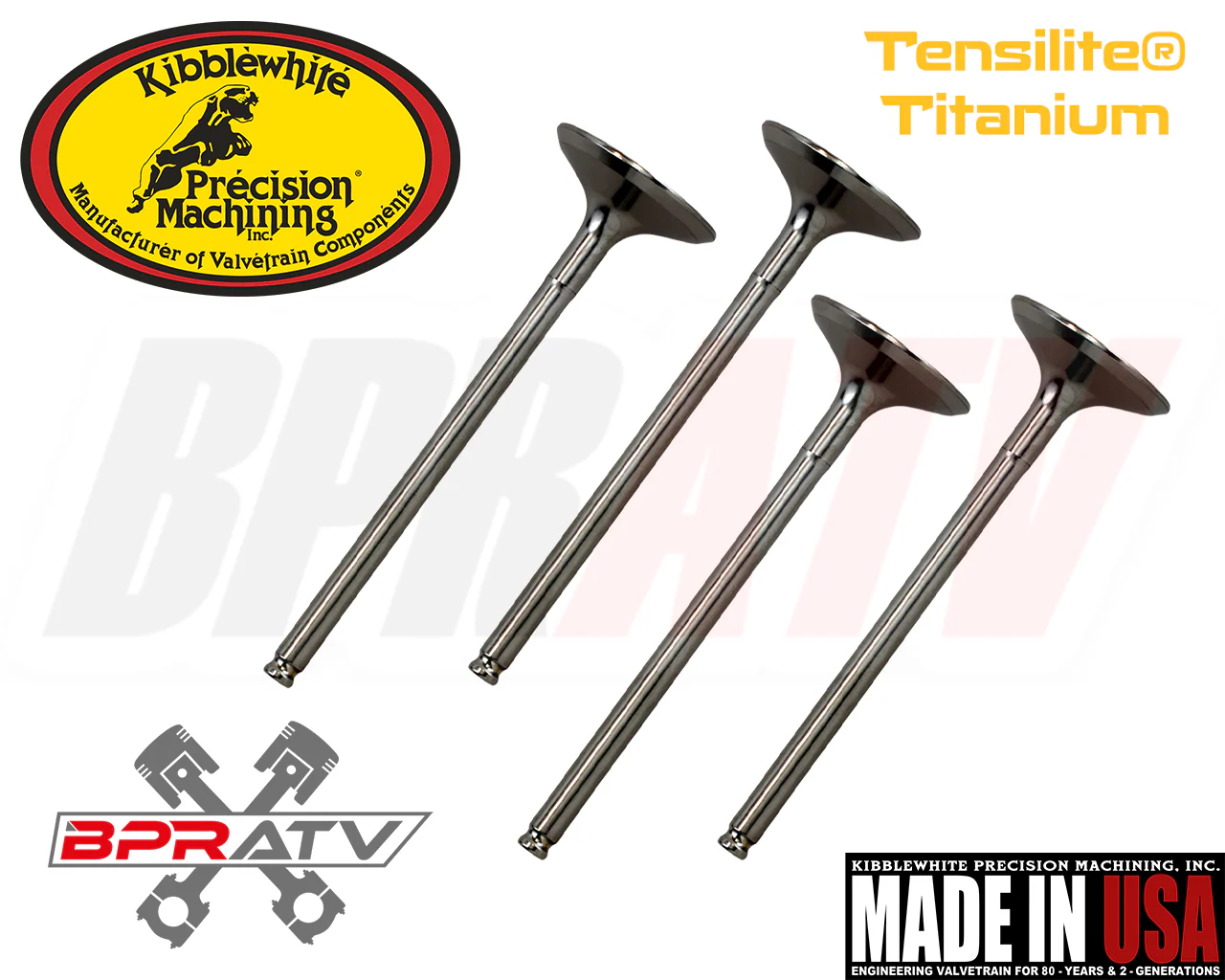Yamaha YFZ450 YFZ 450 450R 450X TITANIUM Kibblewhite Intake Exhaust Valves Seals - Image 3