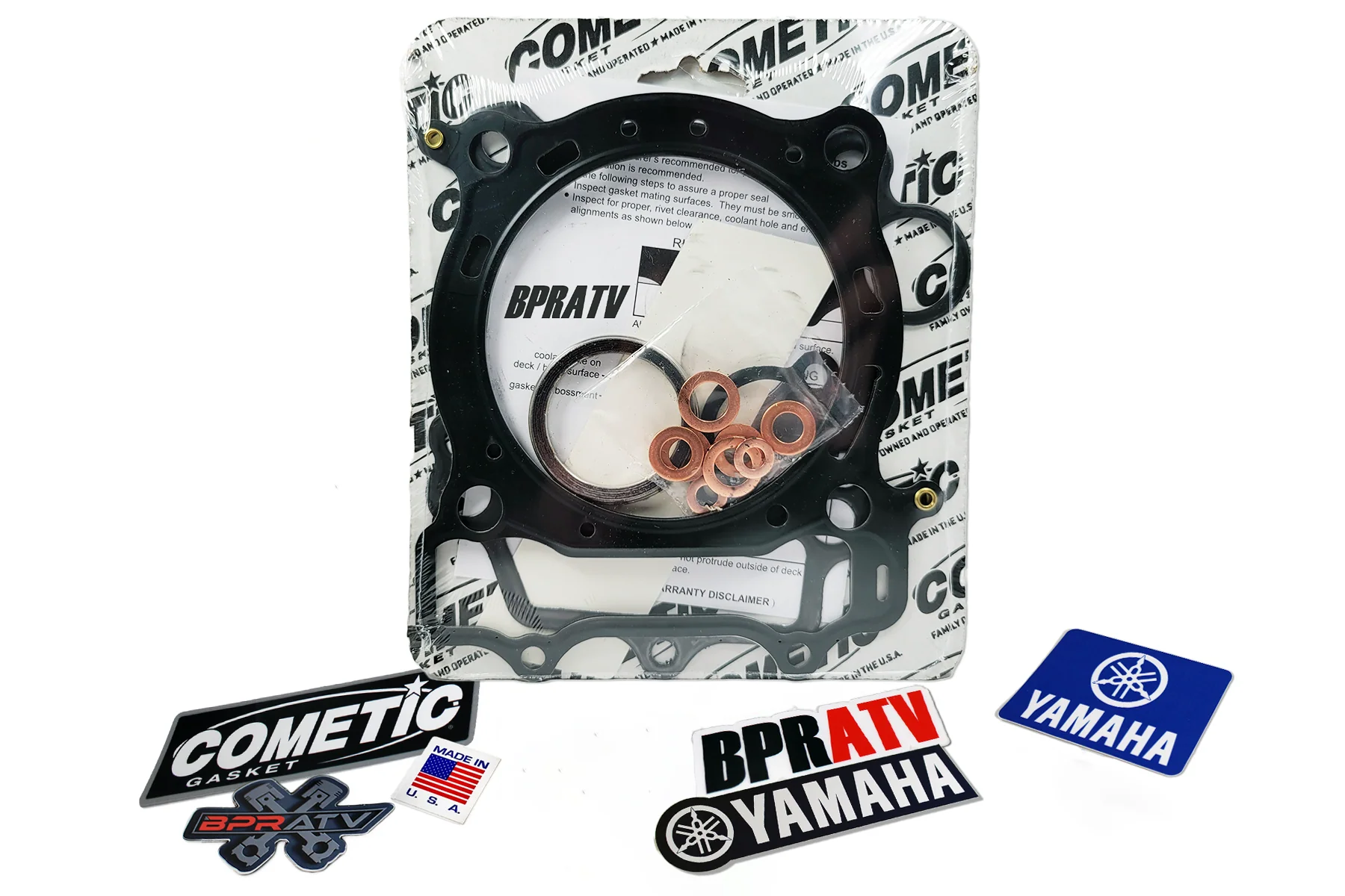 Yamaha YFZ450 YFZ 450 95mm Cylinder Works CP Carrillo Piston Cometic Top End Kit - Image 4