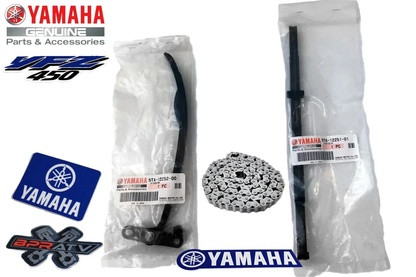 Yamaha OEM YFZ450 YZ 450F Cam Timing Chain Guides Damper Guide Billet Tensioner - Image 19