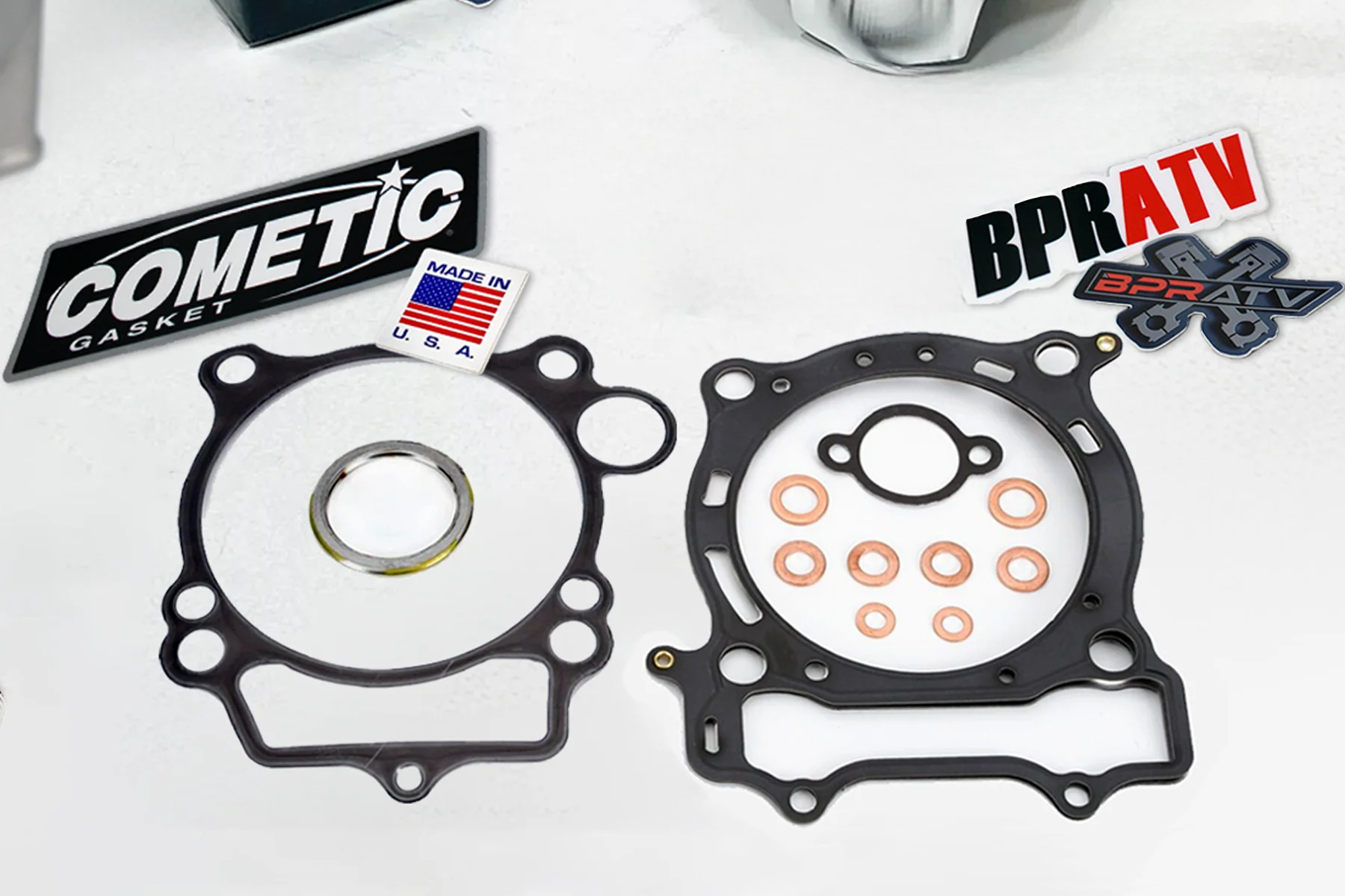Yamaha YFZ450R 450X 95mm Cylinder Works CP Carrillo Piston & Cometic Top End Kit - Image 9