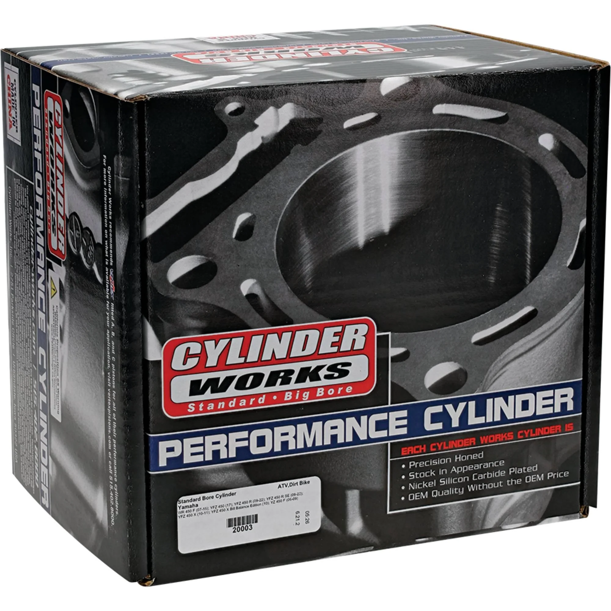 Yamaha YFZ450R 450X Top End Kit Cylinder Works 95mm CP Carrillo Piston & Cometic - Image 16