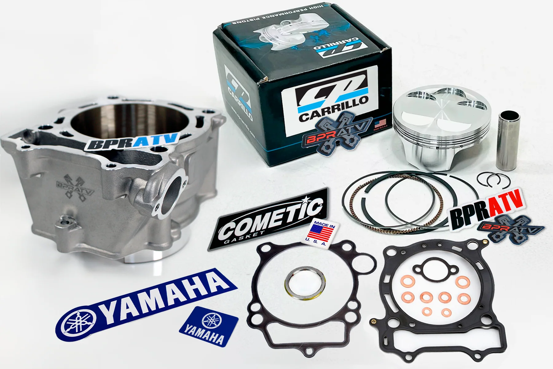 Yamaha YFZ450R 478cc Big Bore Top End Kit CP Carrillo 98mm Piston & Cometic NEW!