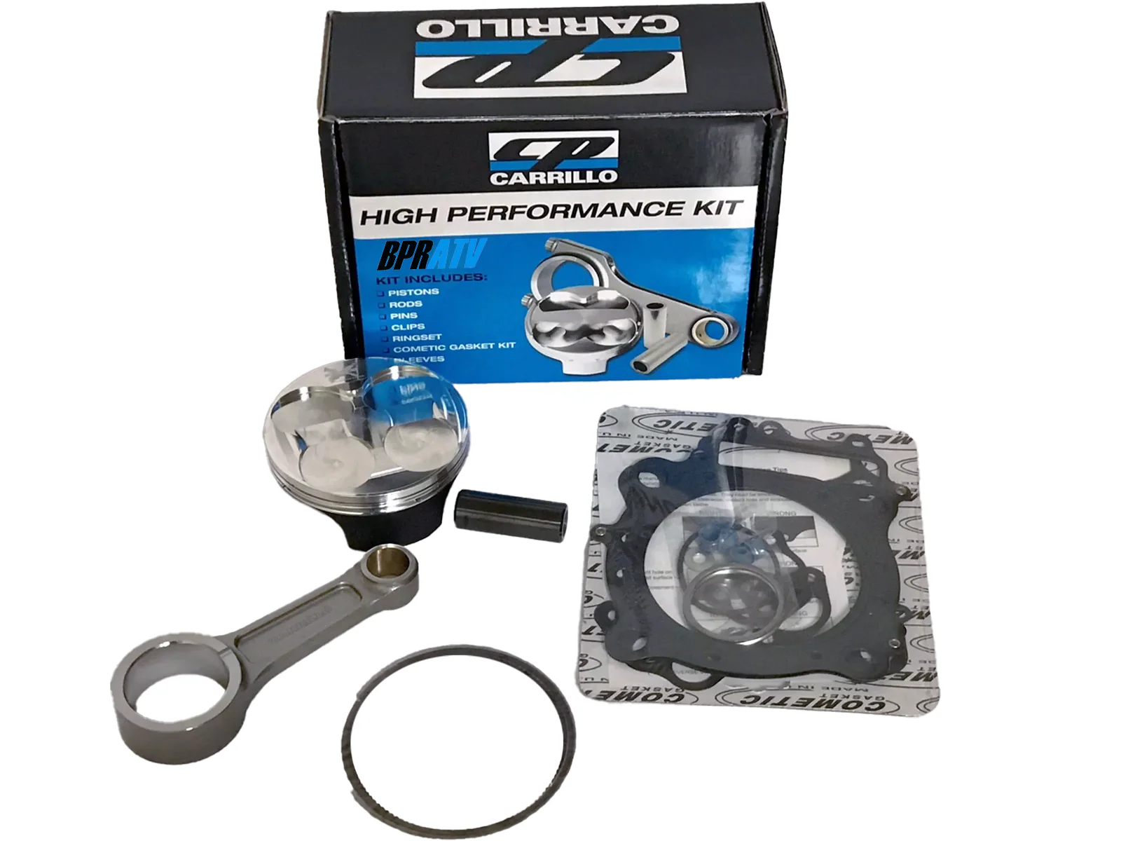 Yamaha YFZ450R YFZ 450R 14:1 98mm Big Bore CP RACE Piston Carrillo Rod & Gaskets - Image 5