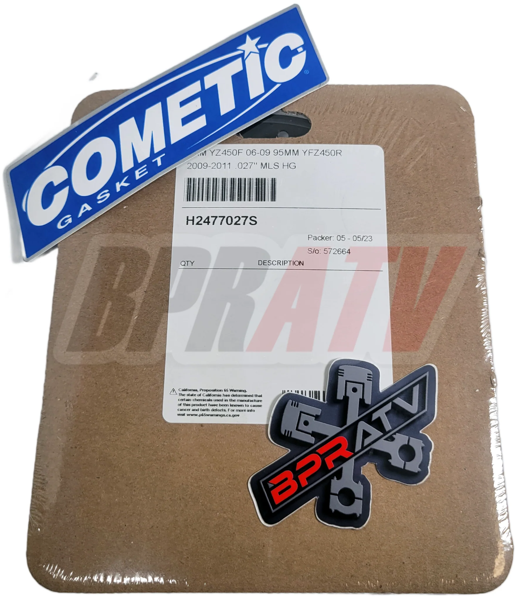 Yamaha YFZ450R YFZ 450R 450X 95mm OEM Stock Bore COMETIC Top End MLS HEAD Gasket - Image 4