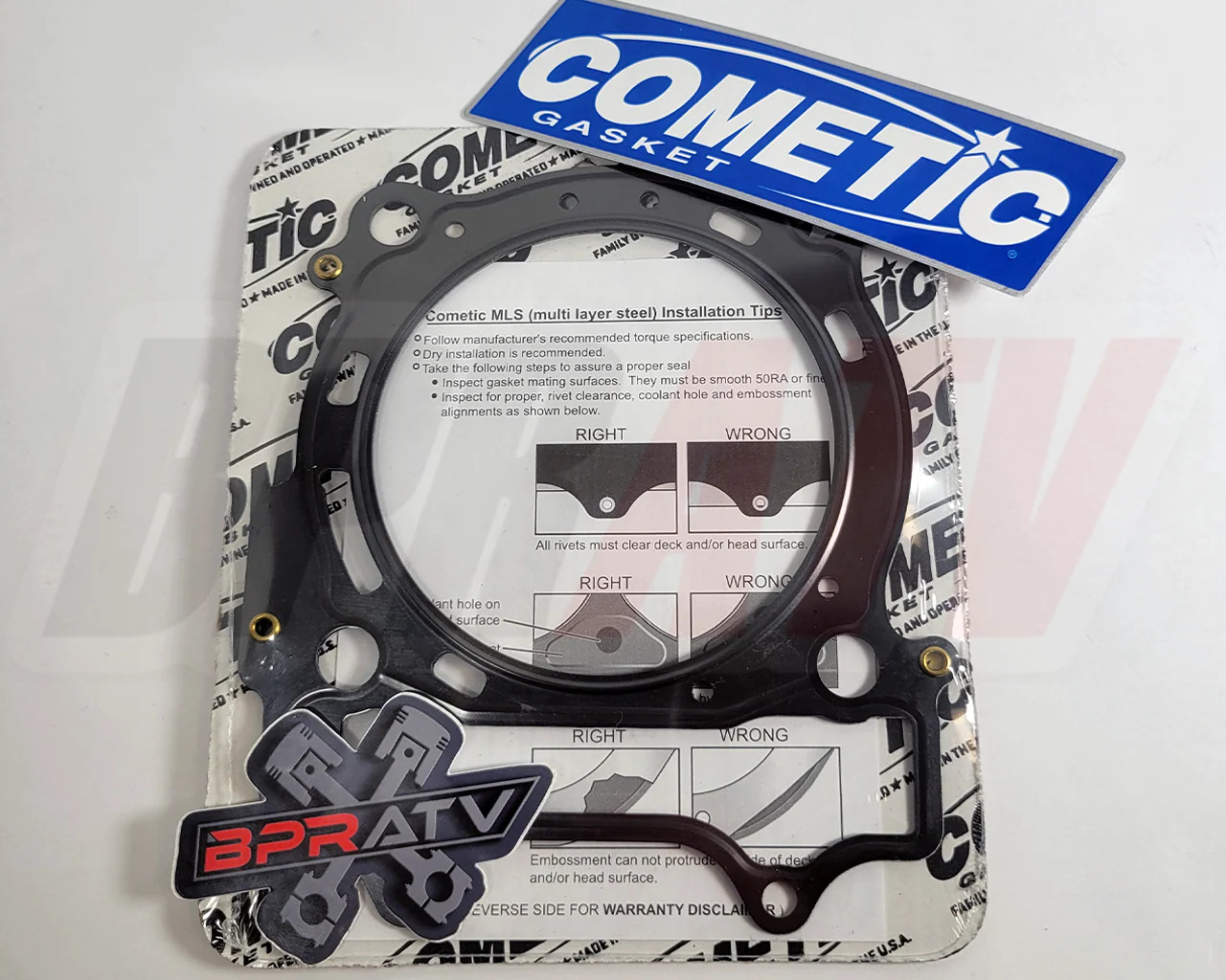 Yamaha YFZ450R YFZ 450R 450X 95mm OEM Stock Bore COMETIC Top End MLS HEAD Gasket - Image 7