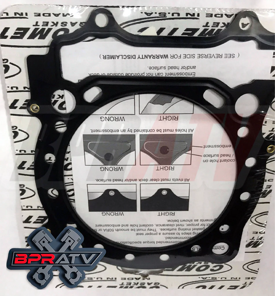 Yamaha YFZ450R YFZ 450R 450X 95mm OEM Stock Bore COMETIC Top End MLS HEAD Gasket - Image 9