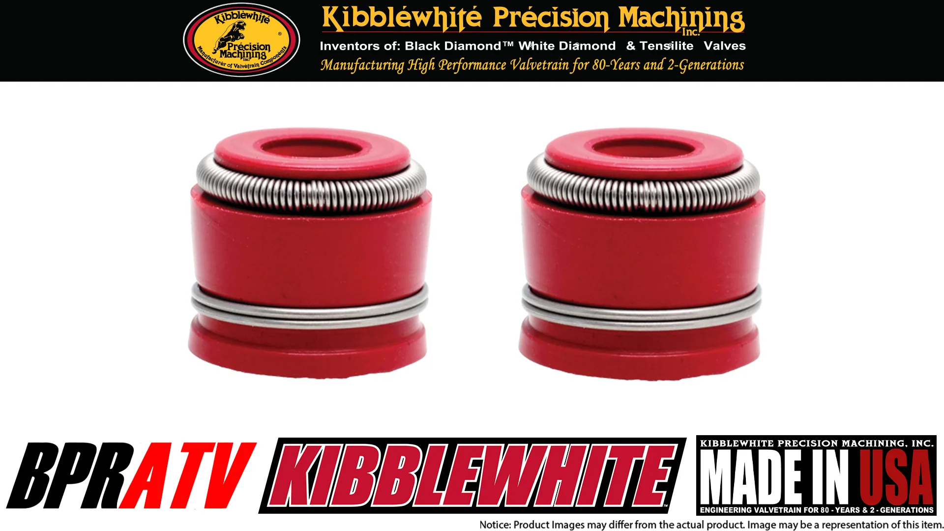 Yamaha YFZ450R YFZ 450R Kibblewhite Head Intake Valves Titanium Springs Seal Kit - Image 10
