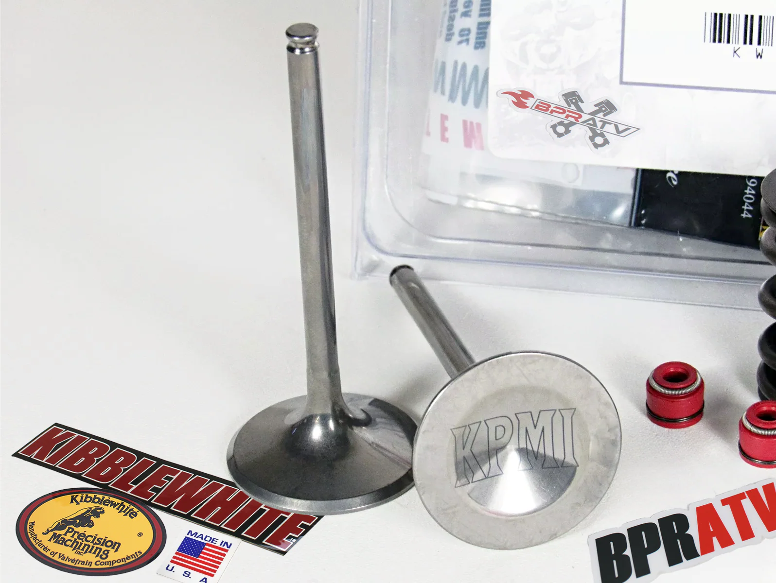Yamaha YFZ450R YFZ 450R Kibblewhite Tensilite TITANIUM Intake Exhaust Valves Set - Image 6