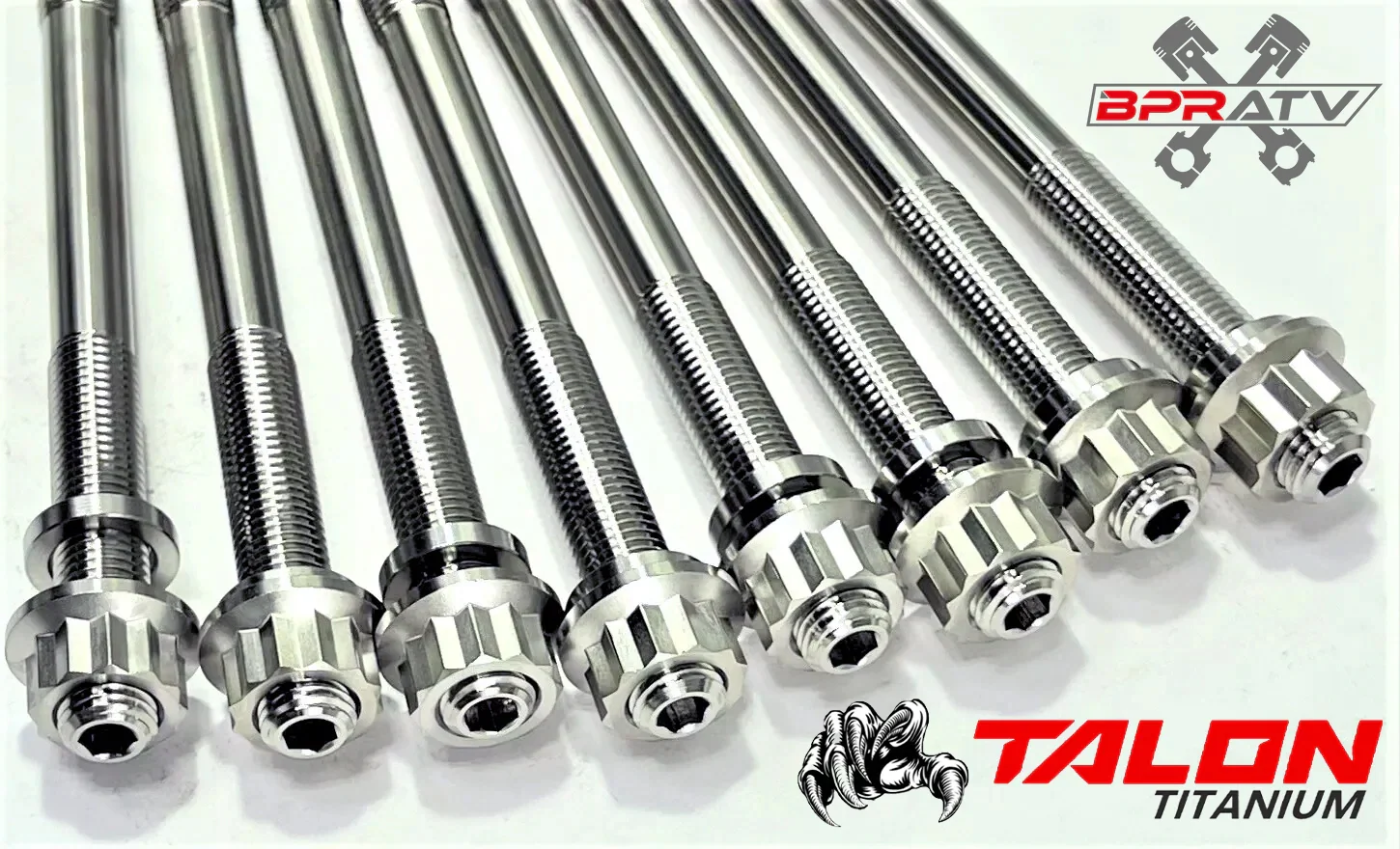 Yamaha YXZ 1000R OEM Piston Rings All 3 Ring Set MLS Head Gasket Titanium Studs! - Image 15