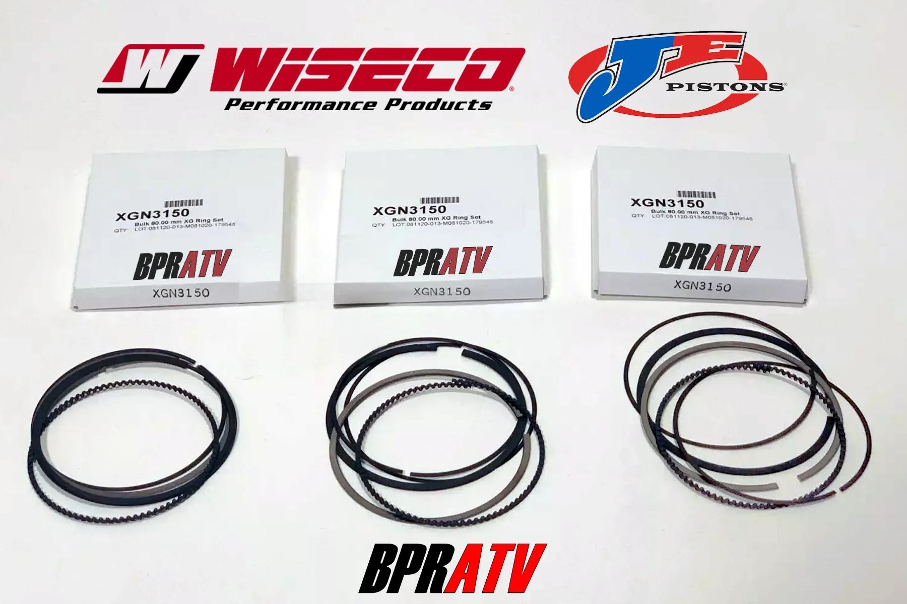 Yamaha YXZ1000R 80mm 9.5:1 Turbo Low Comp JE Pistons Kit & Cometic YXZ 1000R - Image 12