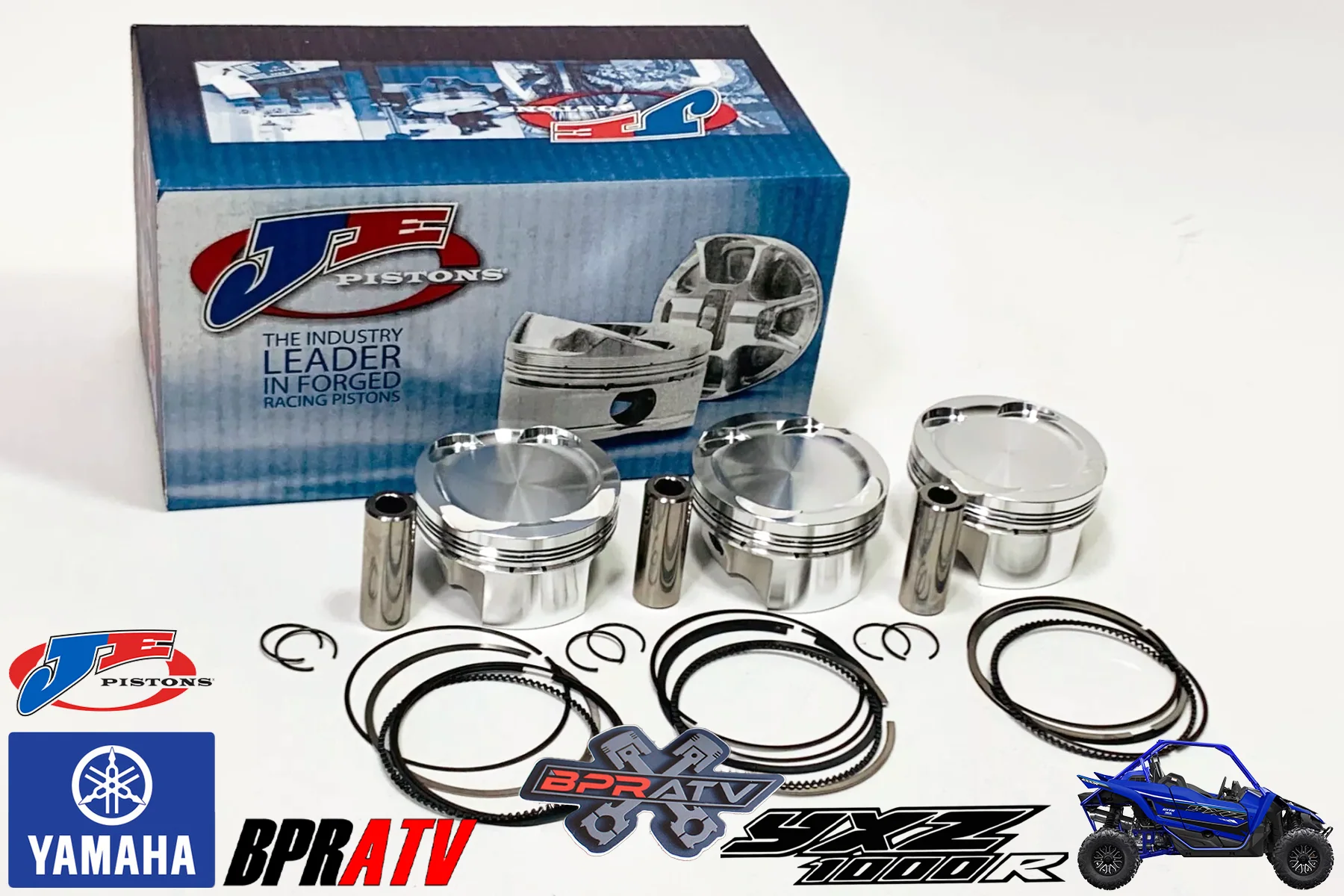 Yamaha YXZ1000R 80mm 9.5:1 Turbo Low Comp JE Pistons Kit & Cometic YXZ 1000R - Image 3