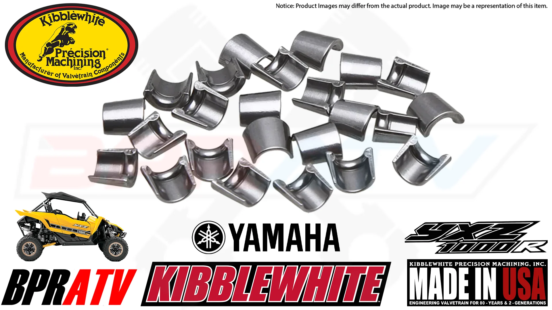 Yamaha YXZ1000R Kibblewhite Valve Keepers Cotters RED Viton Valve Stem Seals Set - Image 15