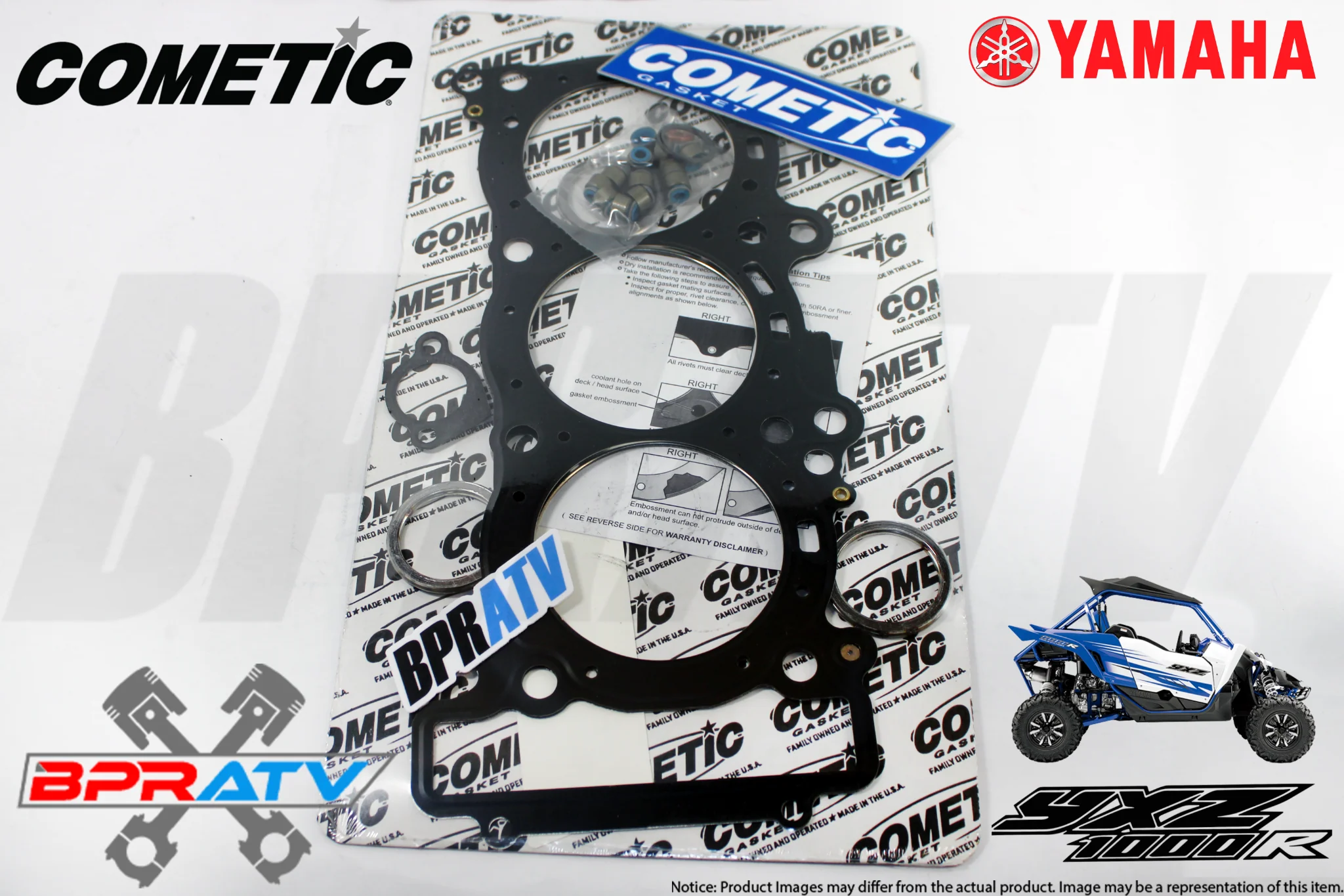 Yamaha YXZ1000R Turbo CP-Carrillo Rod Set 80mm 9.5:1 JE Pistons Cometic Top Kit - Image 6