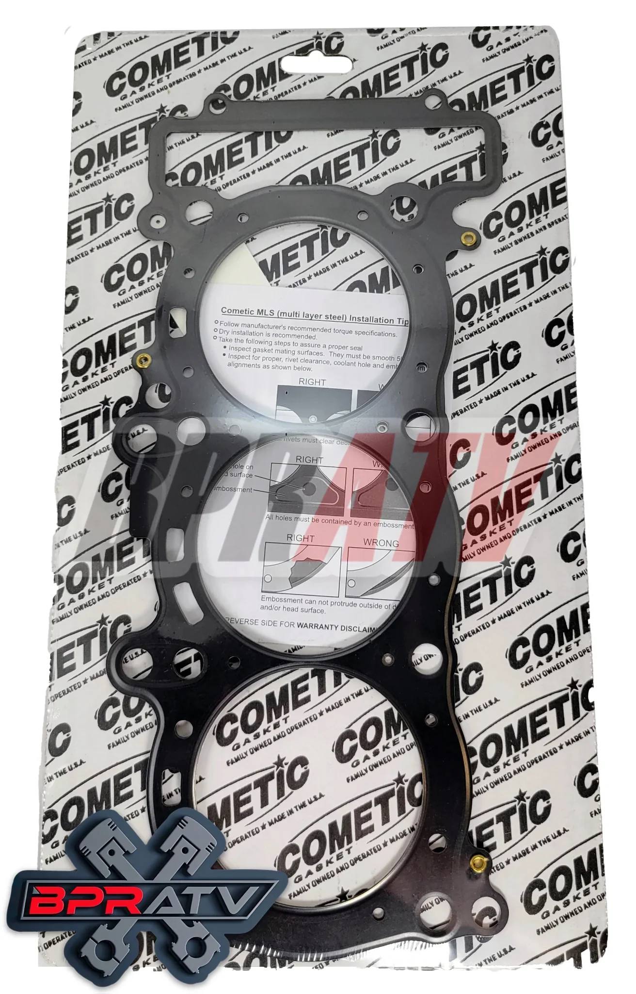 Yamaha YXZ1000R YXZ 1000 Titanium Head Stud Kit & Cometic MLS Head Gasket BPRATV - Image 3
