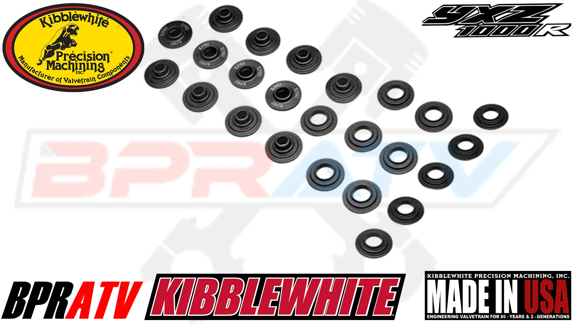 Yamaha YXZ1000R YXZ 1000R 1000 Kibblewhite Race TITANIUM Valve Springs Kit Seals - Image 7
