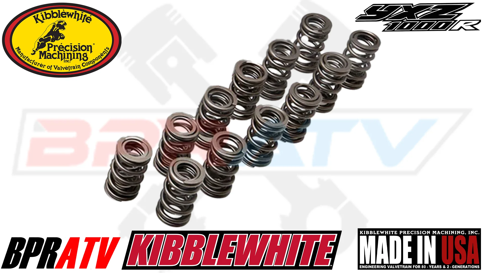 Yamaha YXZ1000R YXZ 1000R 1000 Kibblewhite Race TITANIUM Valve Springs Kit Seals - Image 8