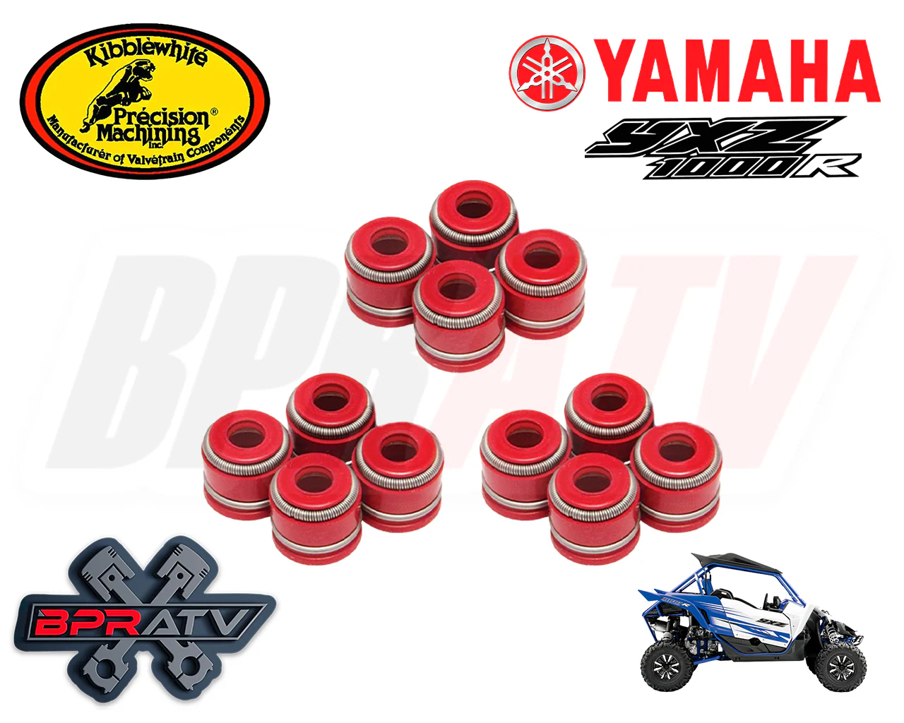 Yamaha YXZ1000R YXZ 1000R CP Piston KIBBLEWHITE Valves Cylinder Head Service Kit - Image 13