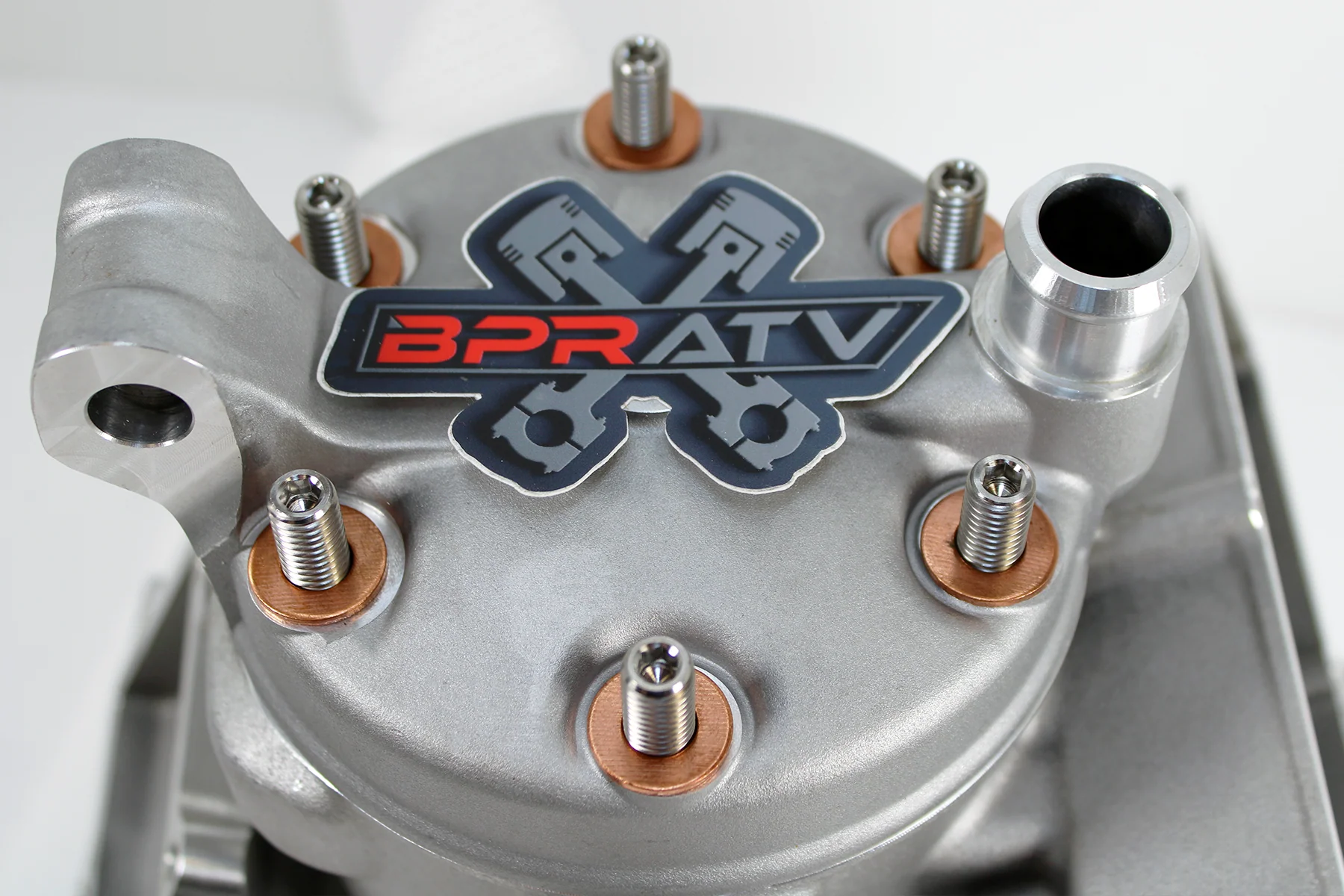 Yamaha YZ250 YZ 250 Cylinder Head & Titanium Stud Acorn Nuts Gaskets Install Kit - Image 6