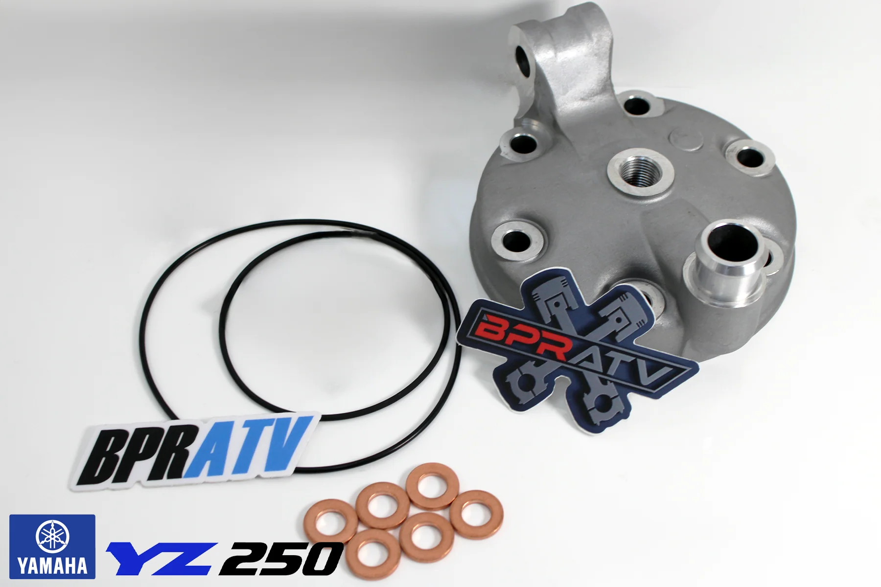 Yamaha YZ250 YZ 250 Stock Bore Replacement Cylinder Head Kit Gaskets Washers Set - Image 5