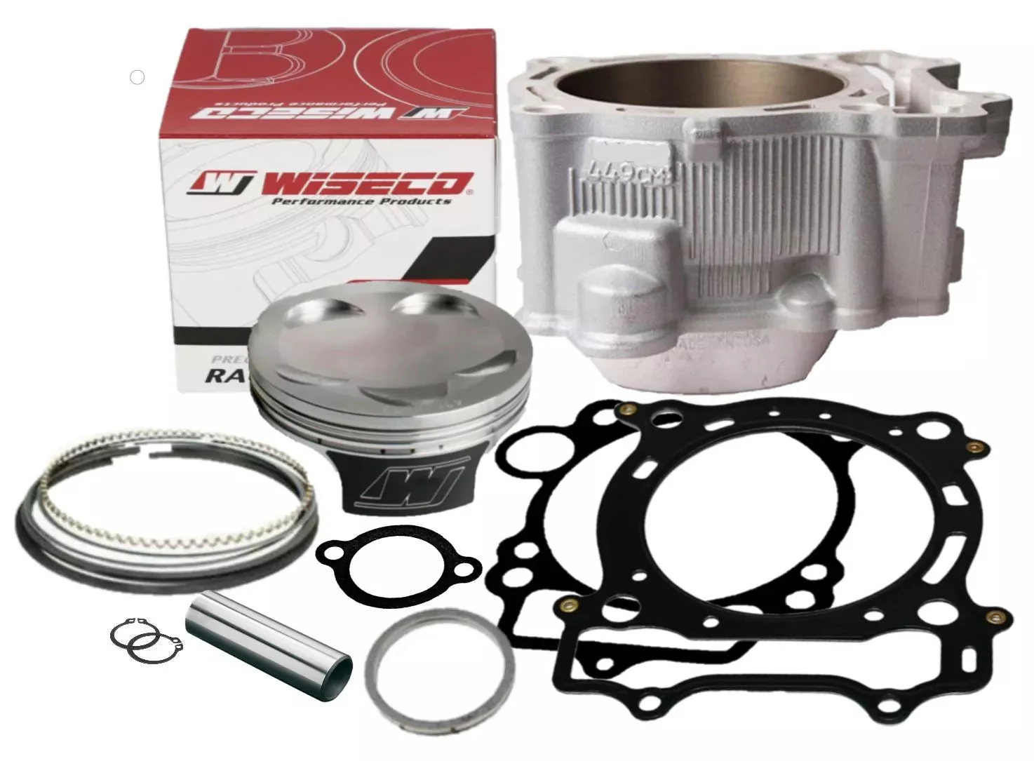 Yamaha YZ450F 06-09 WR450F 06-13 Top End Kit 95mm Nikasil Cylinder Piston Gasket - Image 14