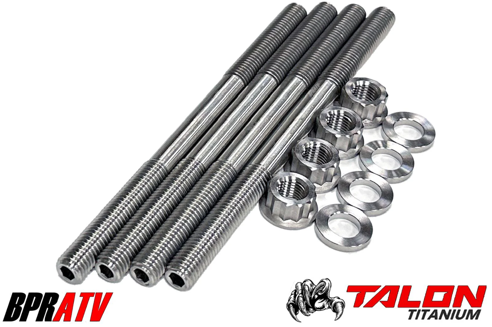 Yamaha YZ450F High-Performance Titanium Cylinder Bolts Head Stud Kit (2010-2022) - Image 5