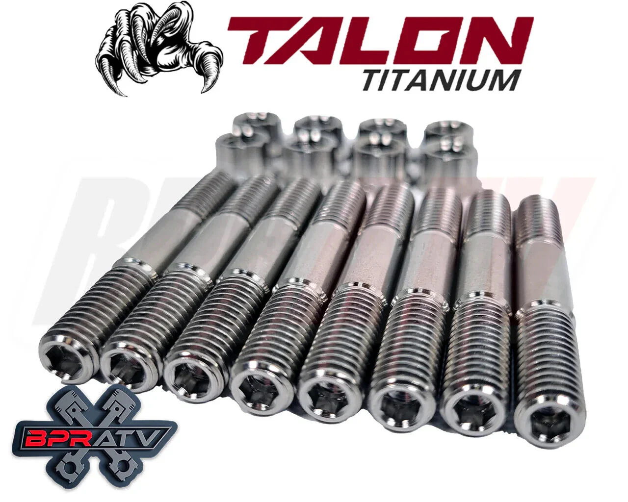 Yamaha YZFR6 YZF R6 Exhaust Studs Titanium Head Pipe Bolt Gasket Upgrade Kit Set - Image 9