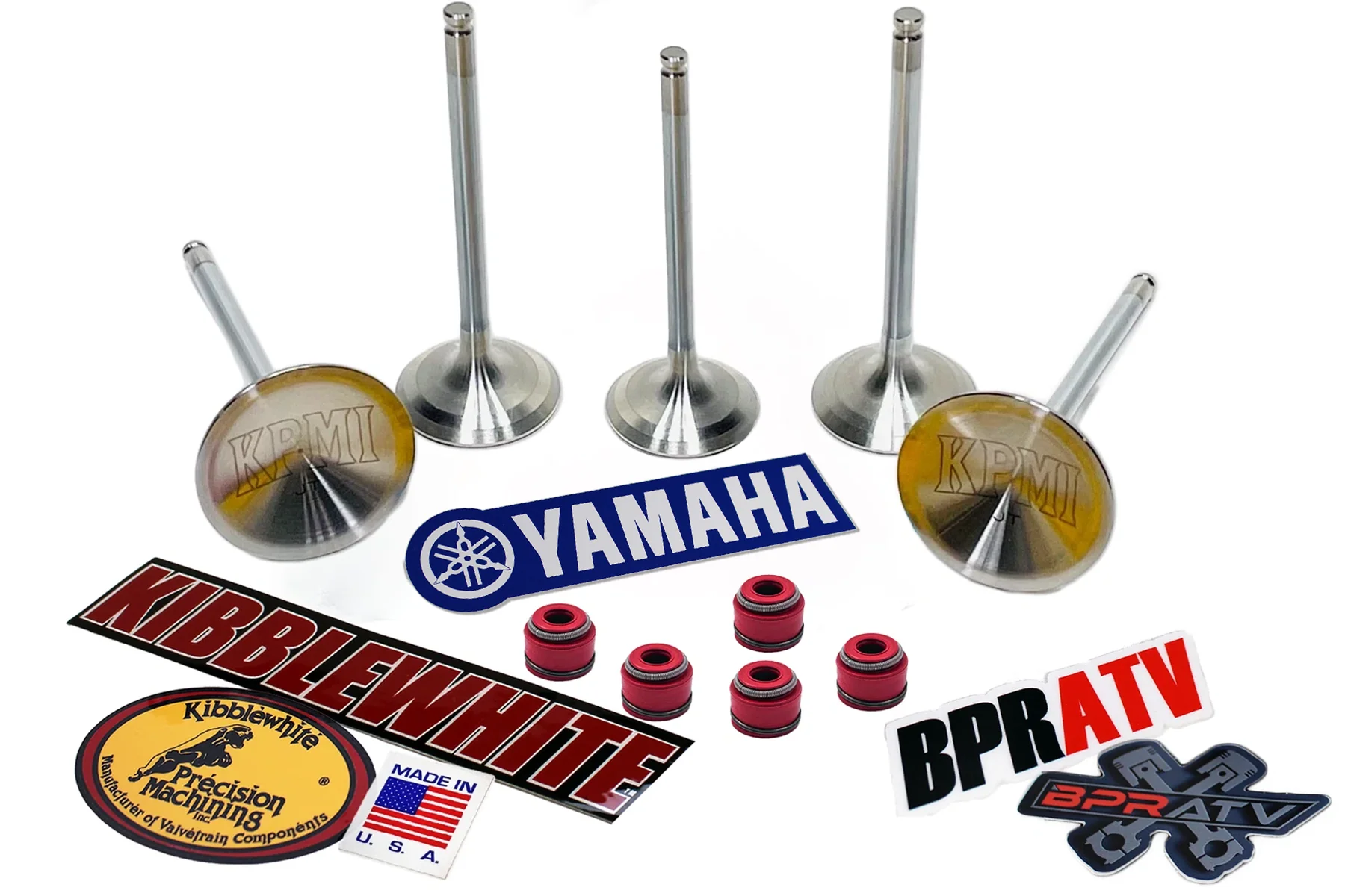 YFZ450 04-13 YZ450F '03-05 Kibblewhite Valve Kit Intake Exhaust Cometic MLS 98mm - Image 2