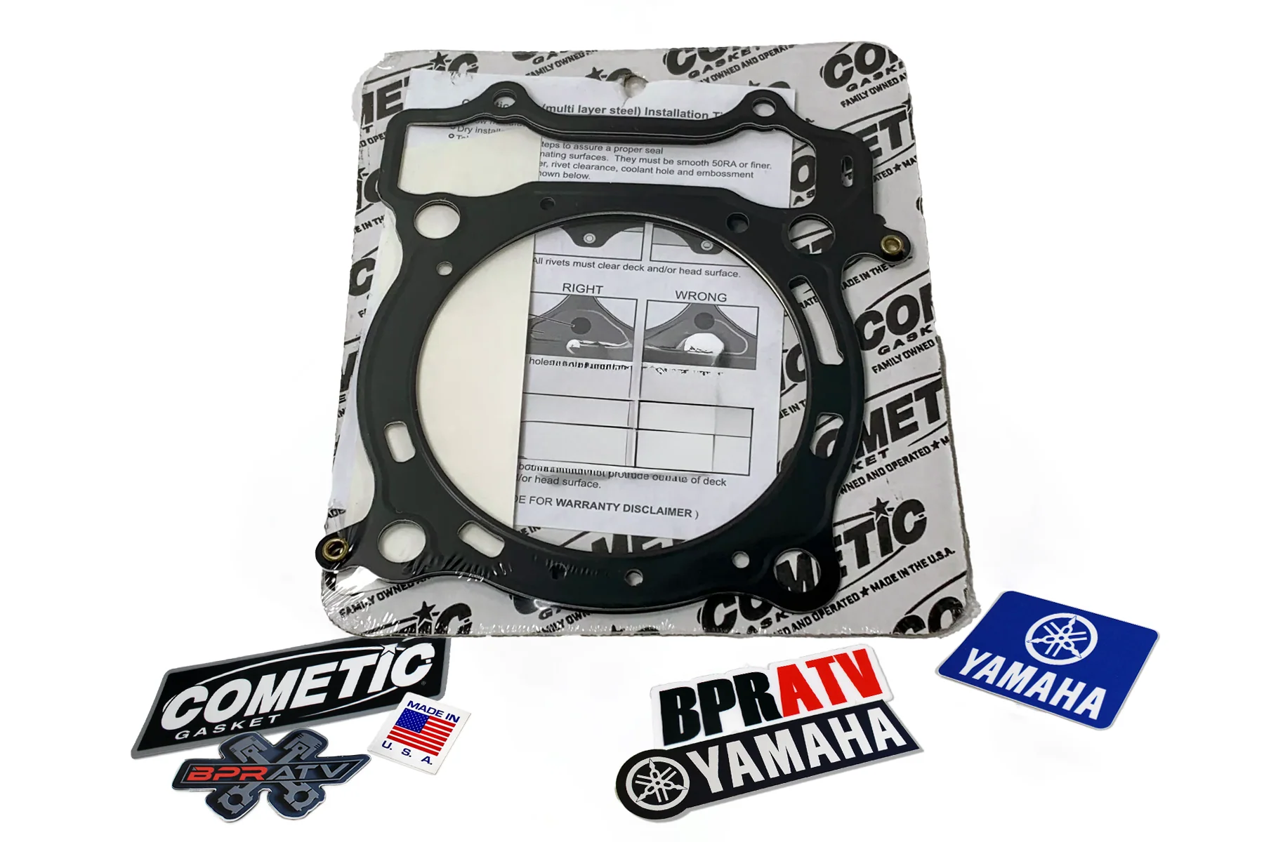 YFZ450 04-13 YZ450F '03-05 Kibblewhite Valve Kit Intake Exhaust Cometic MLS 98mm - Image 8